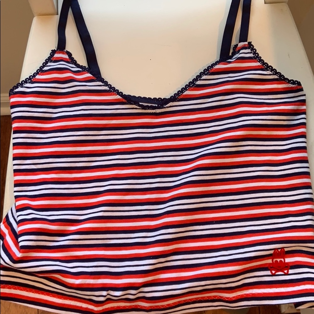 Psycho bunny striped tank